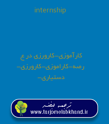 internship به فارسی